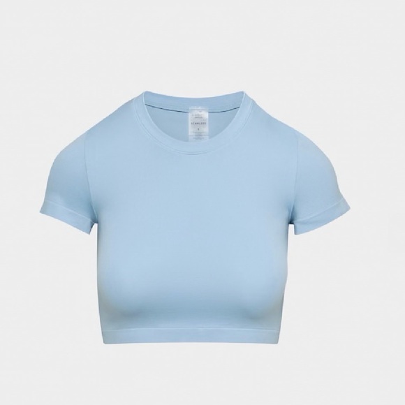 Aritzia Smooth Seamless Willow Cropped T-shirt - Picture 1 of 6